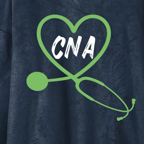 Cna Certified Nursing Assistant Profession Cool Gift Hooded Wearable Blanket