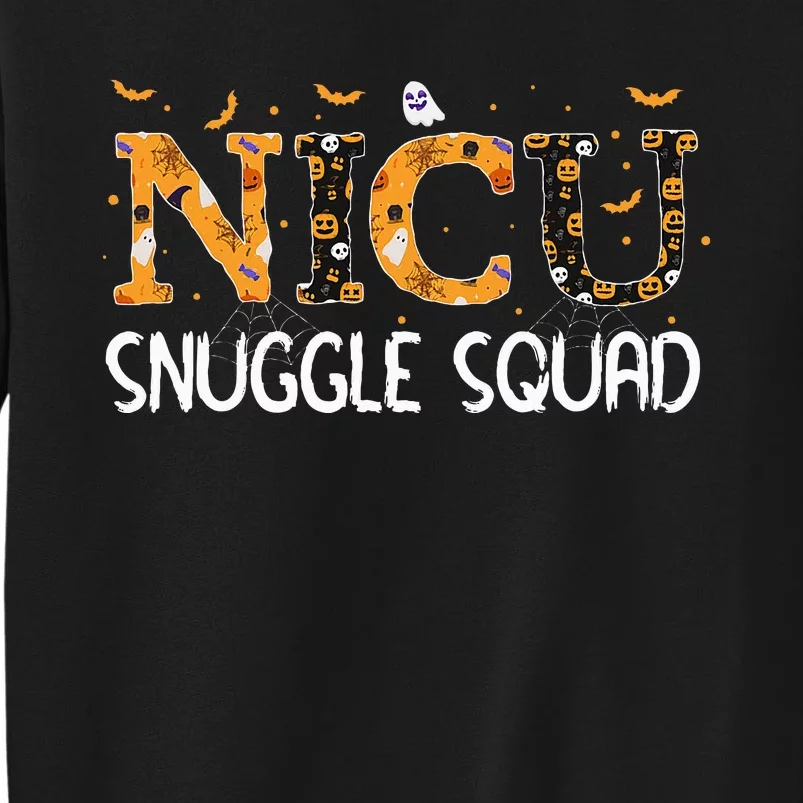 Cozy Crew NICU Nurse Halloween Outfit Tall Sweatshirt