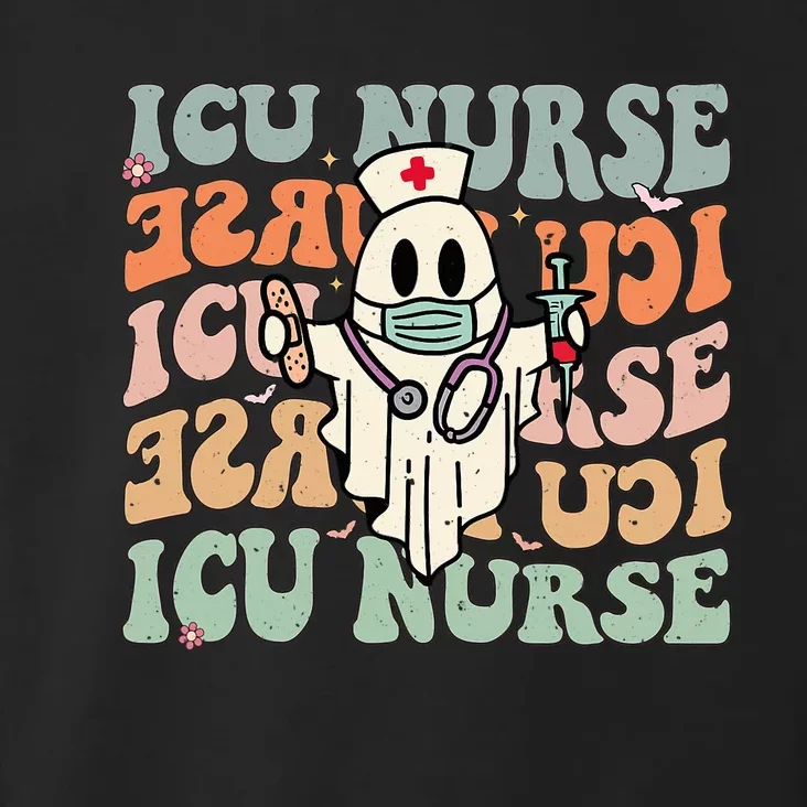 Critical Care Nurse Icu Neonatal Groovy Halloween Nursing Toddler Hoodie