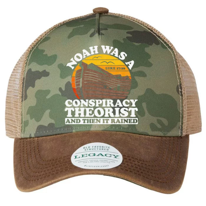 Conservative Christian Noah Was A Conspiracy Theorist Legacy Tie Dye Trucker Hat