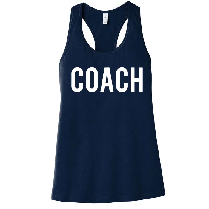 Coach Cool New Retro Funny Cheap Sports Gift Tee Women's Racerback Tank