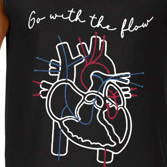 Cvicu Cardiac Nurse Anatomy Cardiology Human Heart Flow Comfort Colors® Tank Top