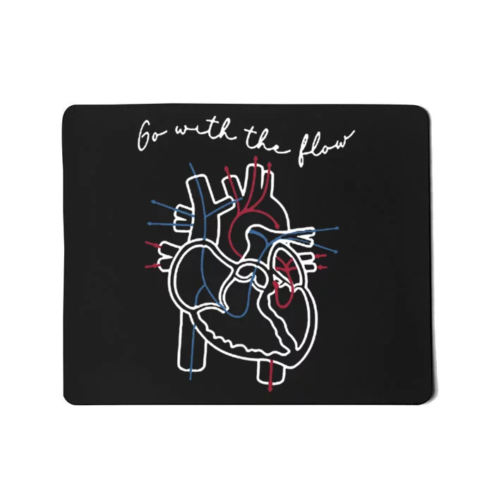 Cvicu Cardiac Nurse Anatomy Cardiology Human Heart Flow Mousepad