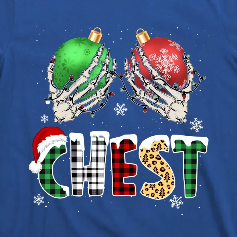 Christmas Chest Nuts Chestnuts Xmas Couple Matching Costume Gift T-Shirt