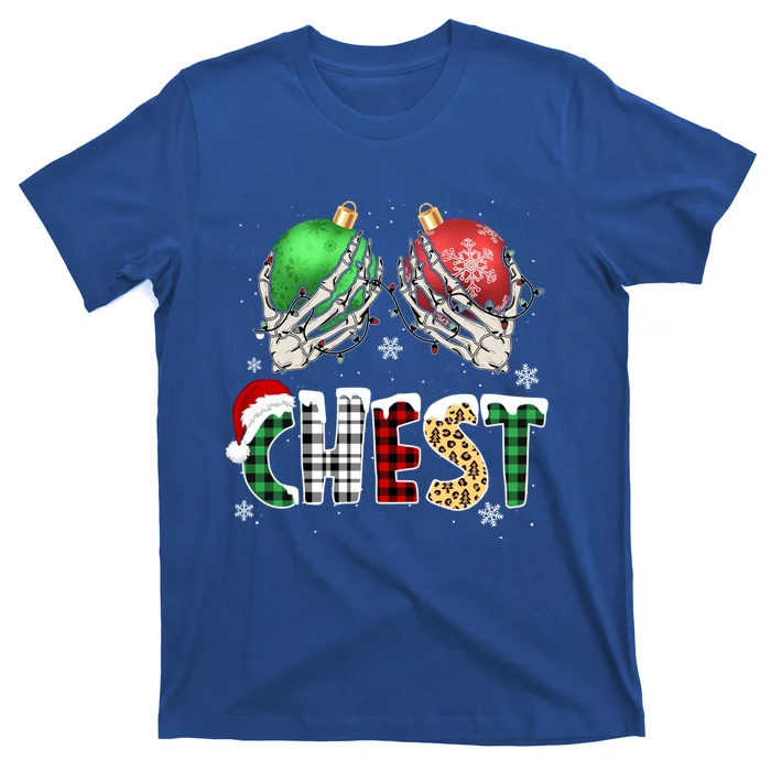 Christmas Chest Nuts Chestnuts Xmas Couple Matching Costume Gift T-Shirt