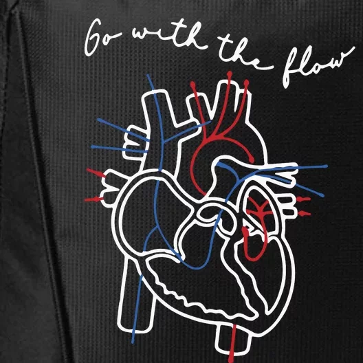 Cvicu Cardiac Nurse Heart Flow Anatomy City Backpack