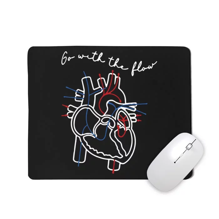 Cvicu Cardiac Nurse Heart Flow Anatomy Mousepad