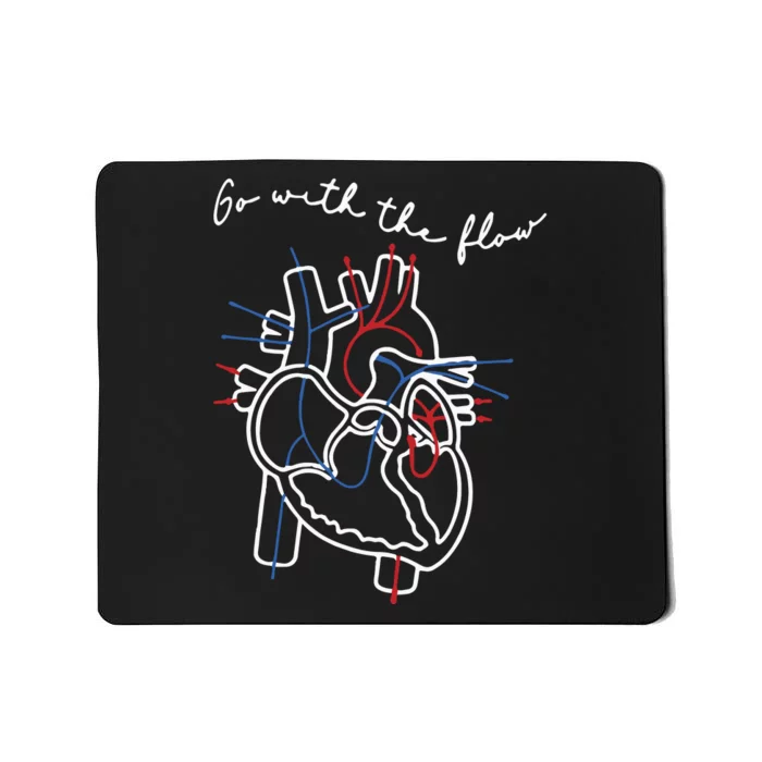 Cvicu Cardiac Nurse Heart Flow Anatomy Mousepad