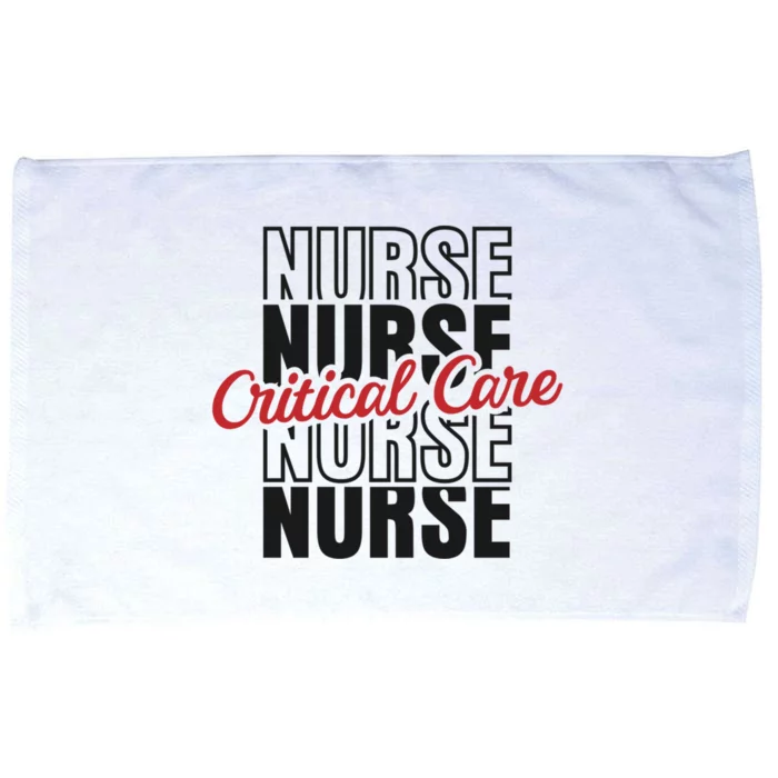 Critical Care Nurse Gift Microfiber Hand Towel