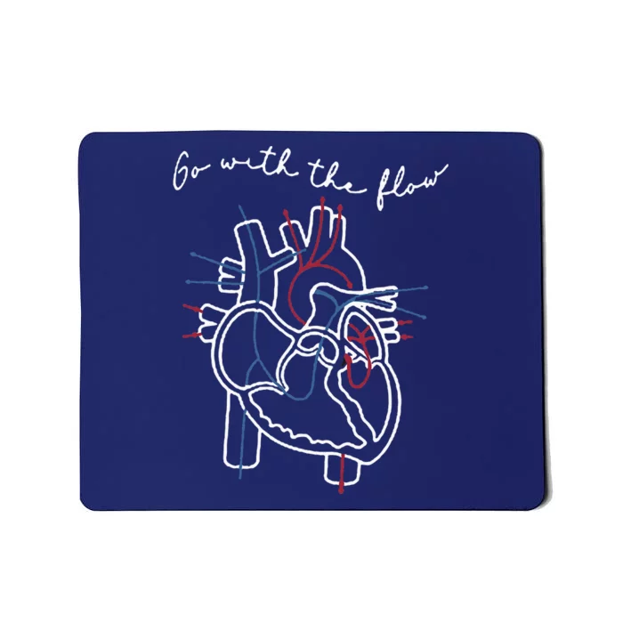 Cvicu Cardiac Nurse Anatomy Cardiology Human Heart Flow Mousepad