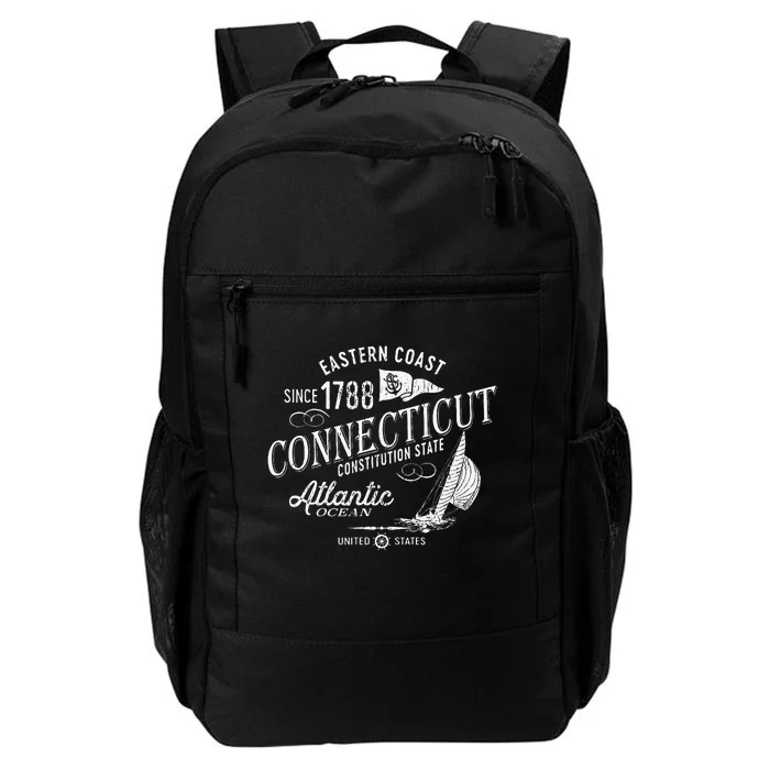 Connecticut Ct Nautical Sailing Design Daily Commute Backpack