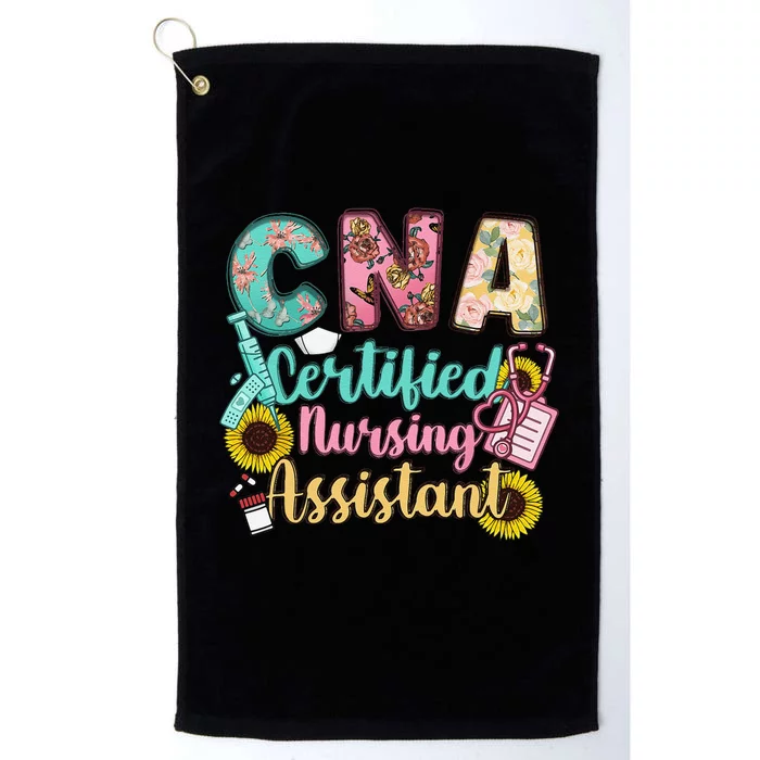 CNA Certified Nursing Assistant Platinum Collection Golf Towel