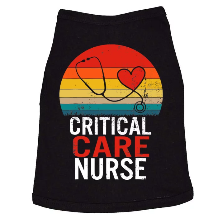 Critical Care Nurse ICU Nurses Week Intensive Care Graduate Doggie Tank