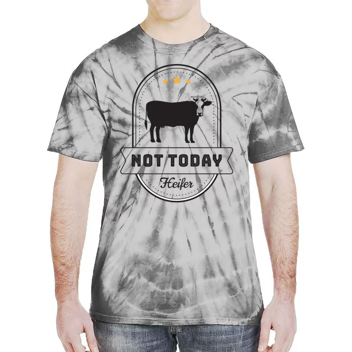 Capsule Cow Not Today Heifer Stars Funny Cute Meaningful Gift Tie-Dye T-Shirt