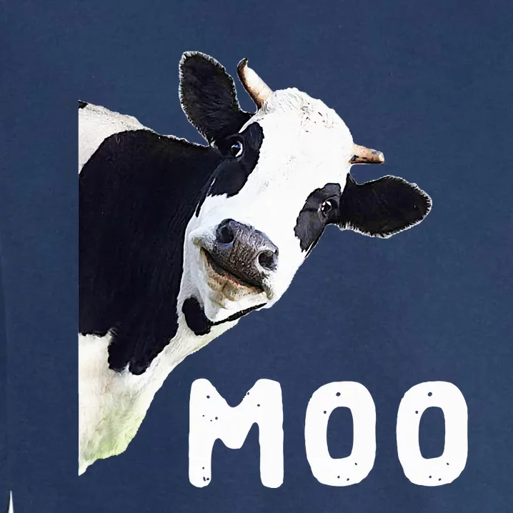 Cow Garment-Dyed Sweatshirt