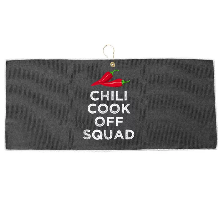 Chili Cook Off Squad Chili Contest Matching Team Large Microfiber Waffle Golf Towel