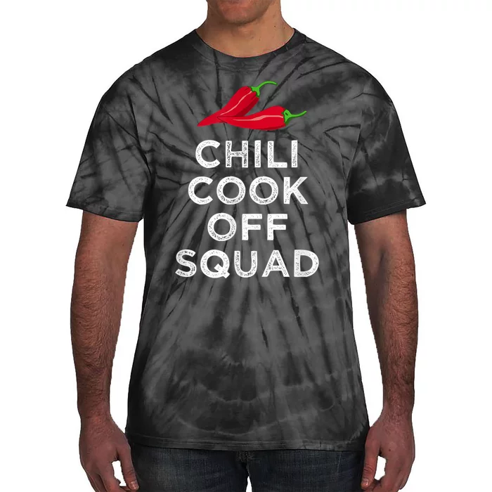 Chili Cook Off Squad Chili Contest Matching Team Tie-Dye T-Shirt