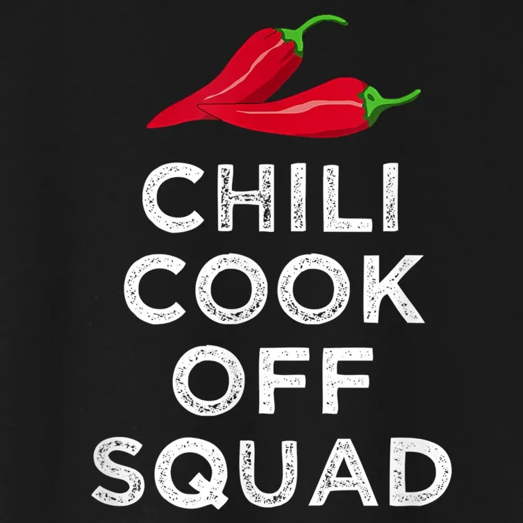 Chili Cook Off Squad Chili Contest Matching Team Women's Crop Top Tee