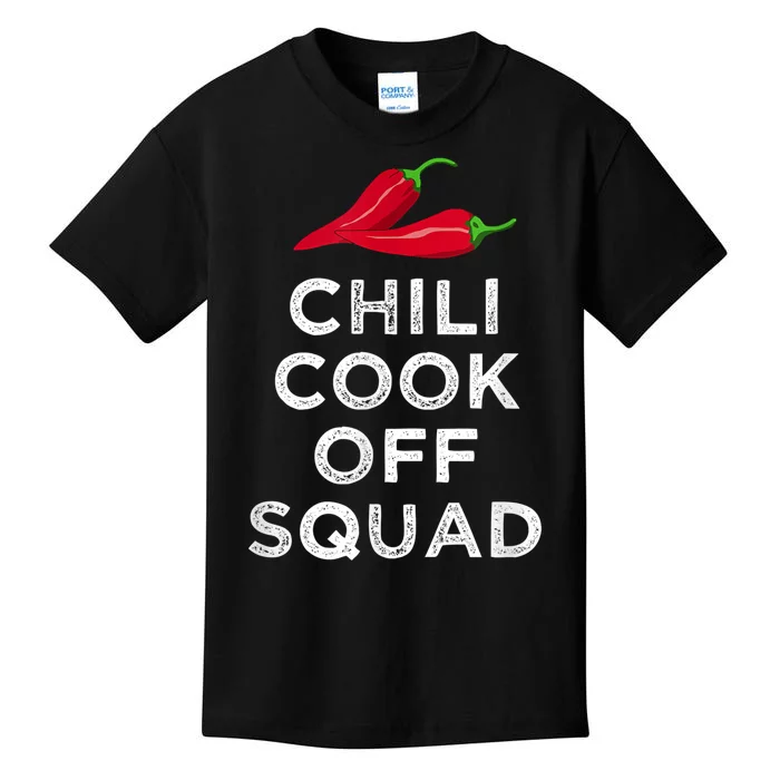 Chili Cook Off Squad Chili Contest Matching Team Kids T-Shirt