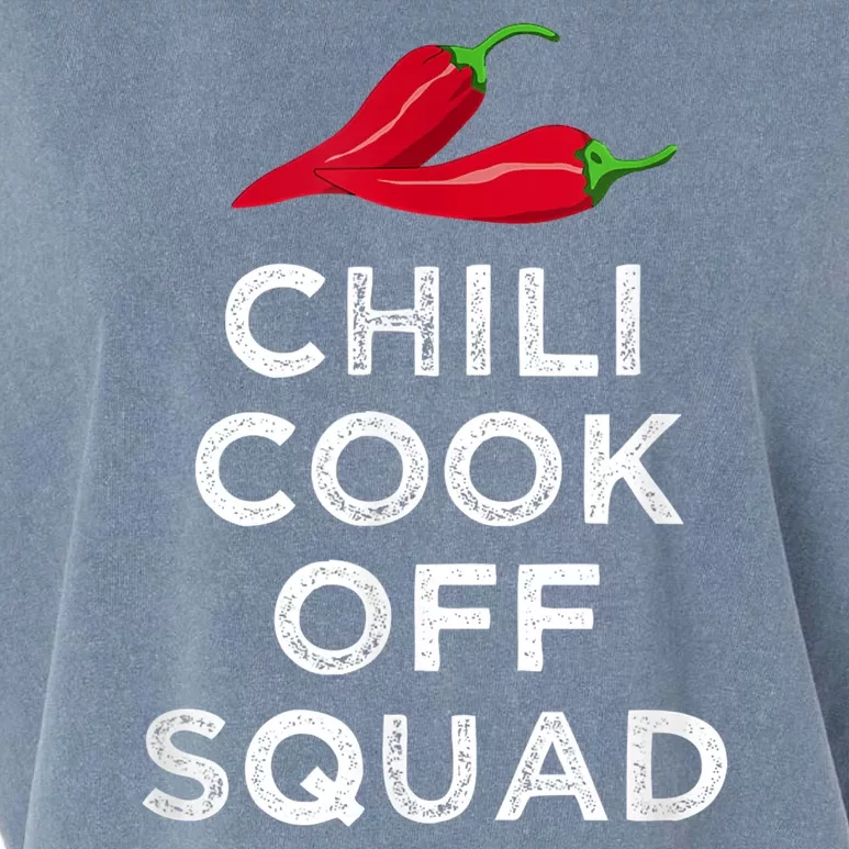 Chili Cook Off Squad Chili Contest Matching Team Garment-Dyed Women's Muscle Tee