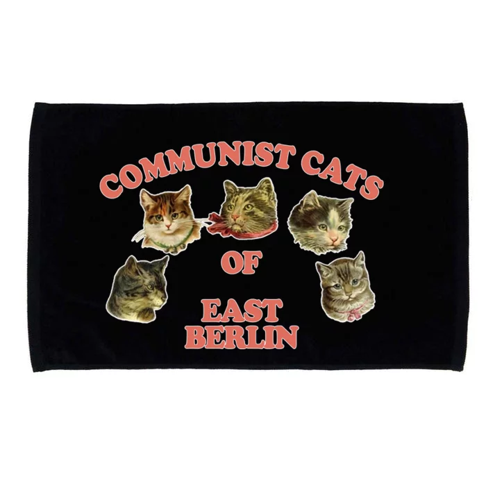 Communist Cats Of East Berlin Microfiber Hand Towel