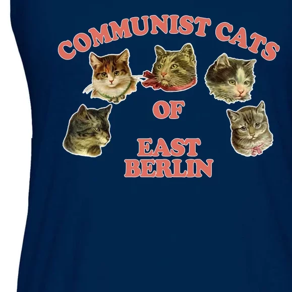 Communist Cats Of East Berlin Ladies Essential Flowy Tank