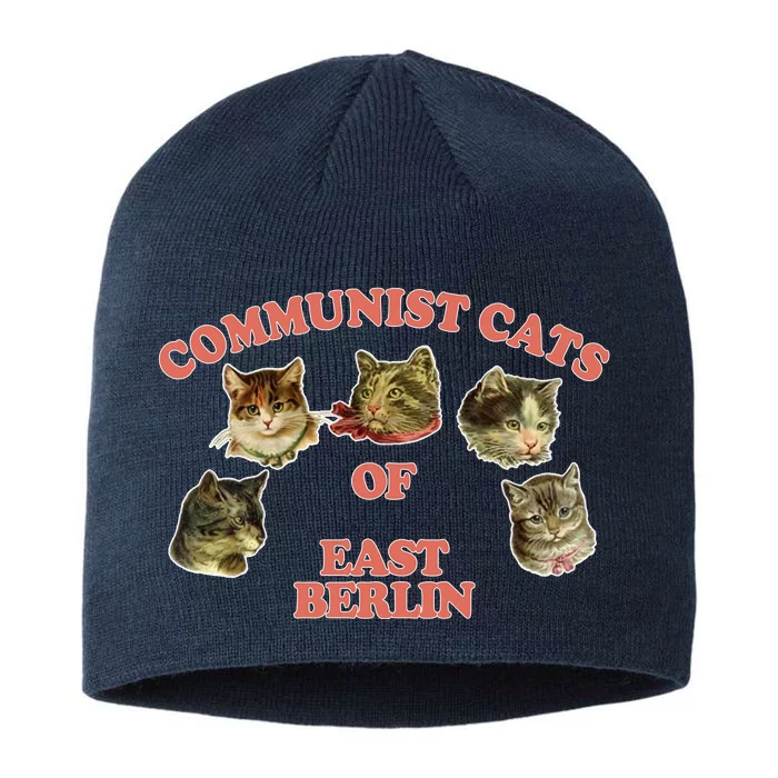 Communist Cats Of East Berlin 8 1/2in Sustainable Knit Beanie