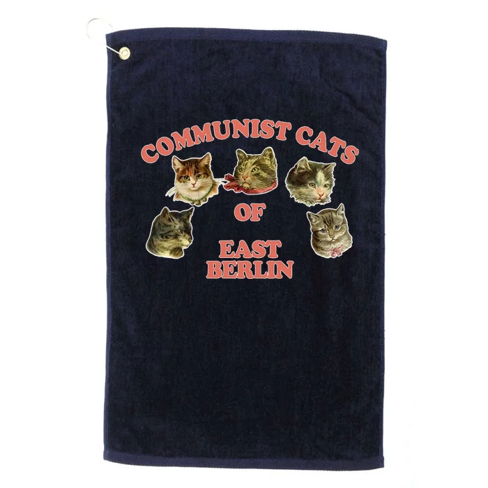 Communist Cats Of East Berlin Platinum Collection Golf Towel