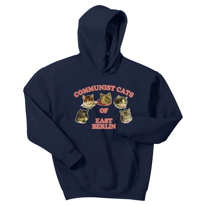 Communist Cats Of East Berlin Kids Hoodie