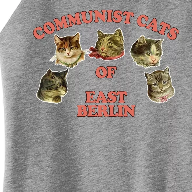 Communist Cats Of East Berlin Women’s Perfect Tri Rocker Tank