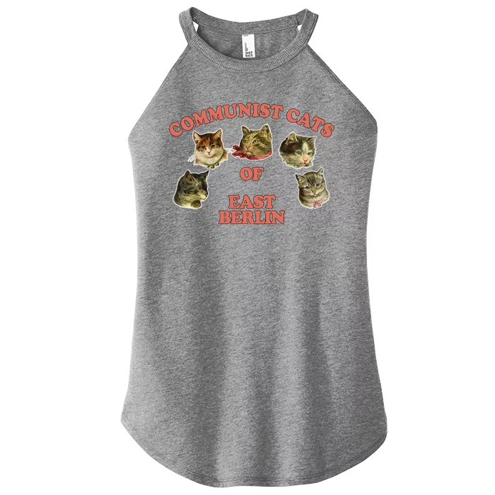 Communist Cats Of East Berlin Women’s Perfect Tri Rocker Tank