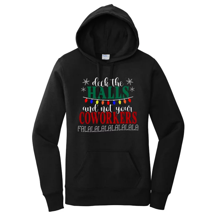 Coworker Christmas Office Party Holiday Season Women's Pullover Hoodie