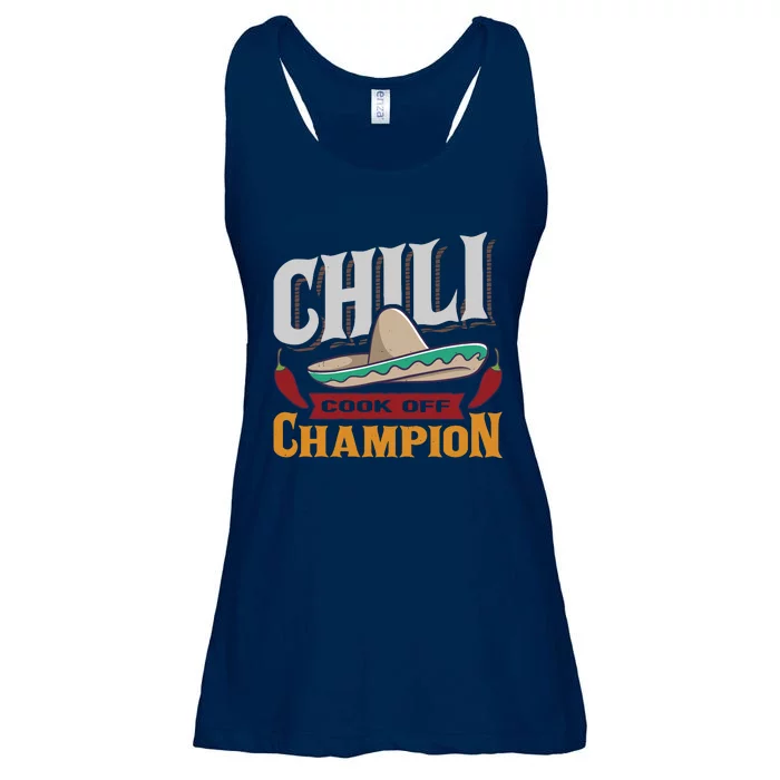 Chili Cook Off Champion Cooking Competition Team Award Ladies Essential Flowy Tank