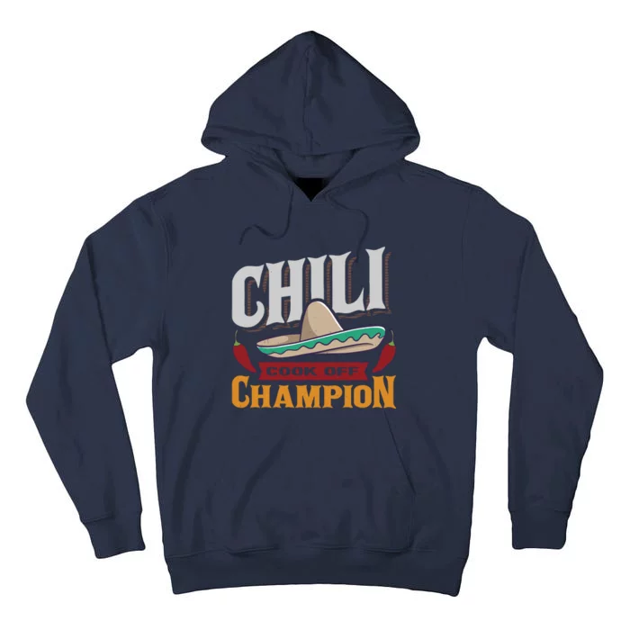 Chili Cook Off Champion Cooking Competition Team Award Tall Hoodie