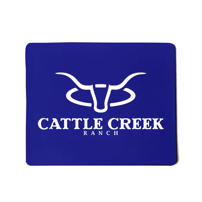 Cattle Creek Original White Logo Mousepad