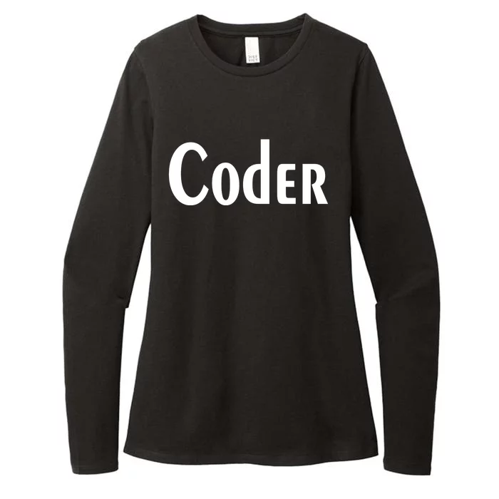 Coder Womens CVC Long Sleeve Shirt