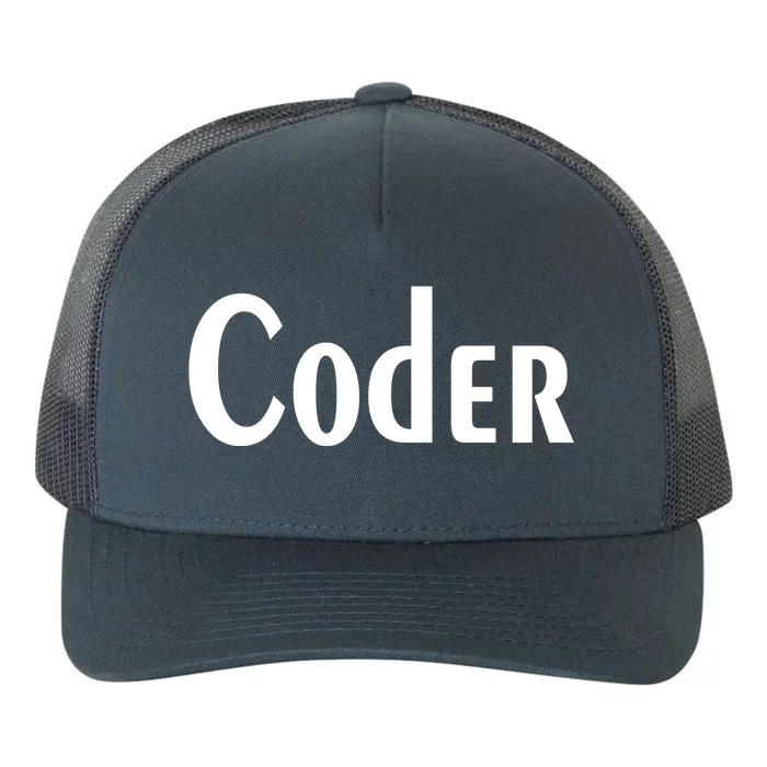 Coder Yupoong Adult 5-Panel Trucker Hat