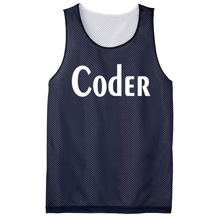 Coder Mesh Reversible Basketball Jersey Tank