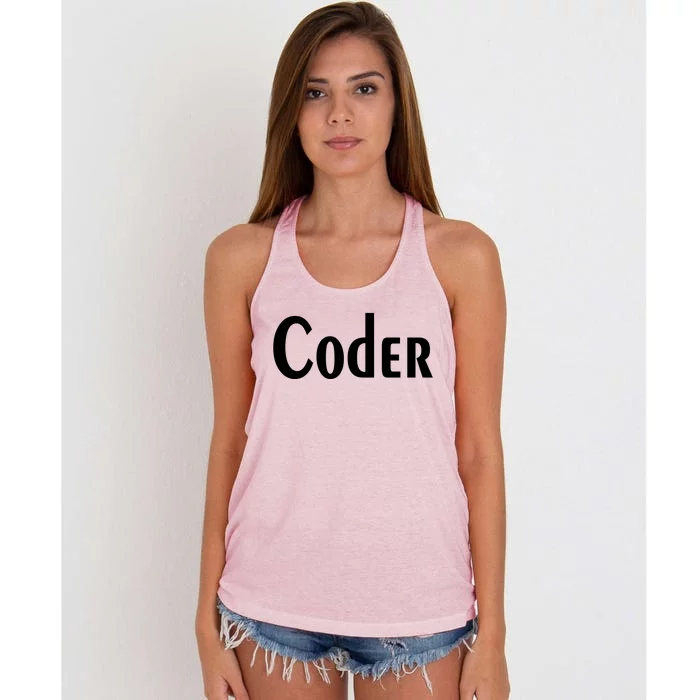 Coder Women's Knotted Racerback Tank