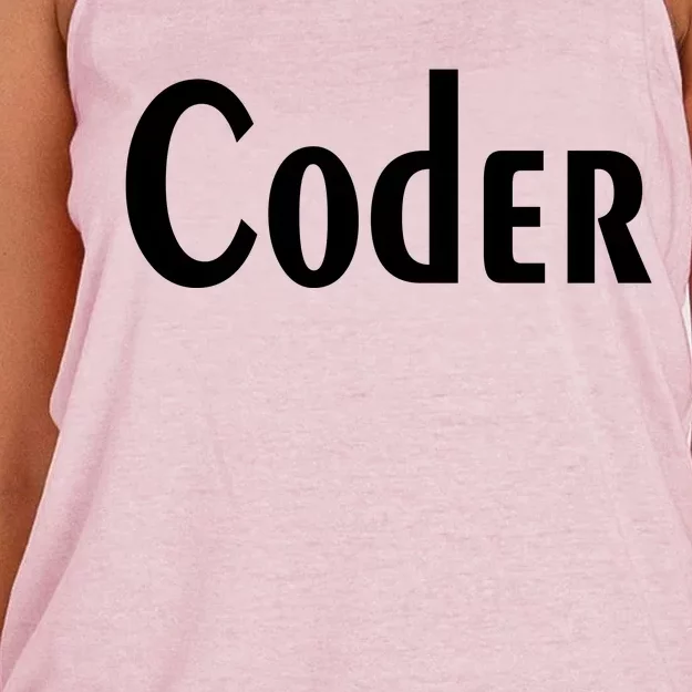 Coder Women's Knotted Racerback Tank