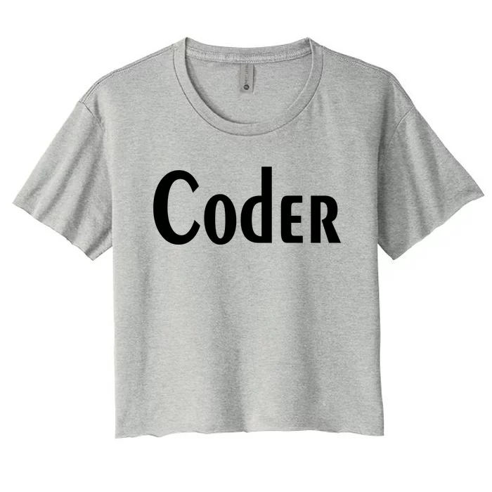 Coder Women's Crop Top Tee