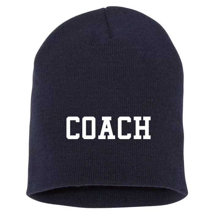 Coach Short Acrylic Beanie