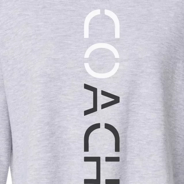 Coach Cropped Pullover Crew