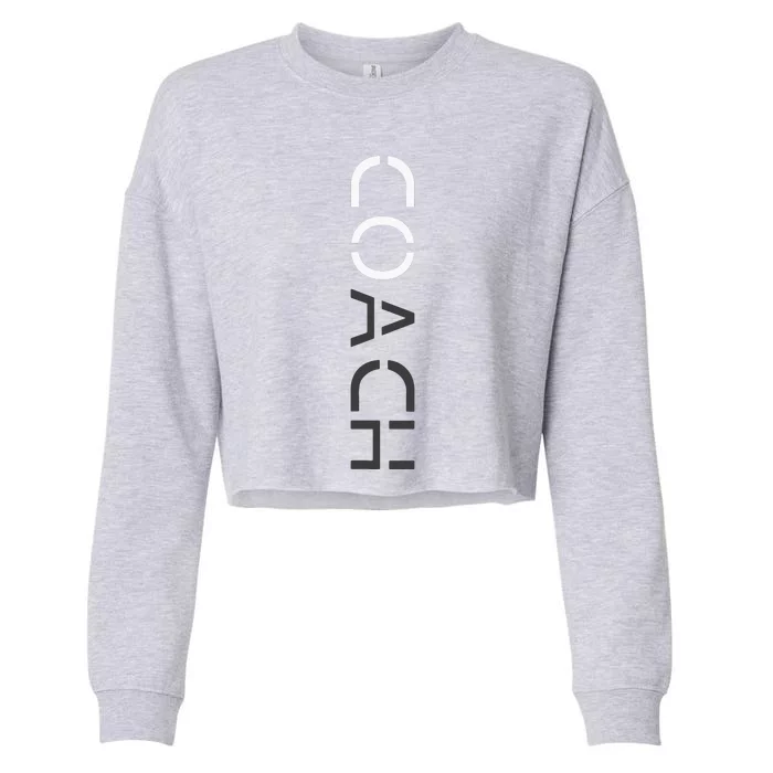 Coach Cropped Pullover Crew