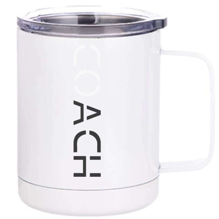 Coach Front & Back 12oz Stainless Steel Tumbler Cup