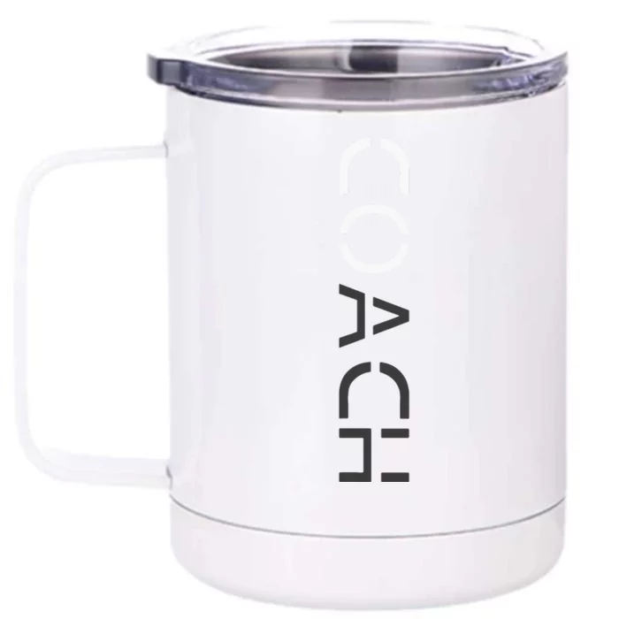 Coach Front & Back 12oz Stainless Steel Tumbler Cup