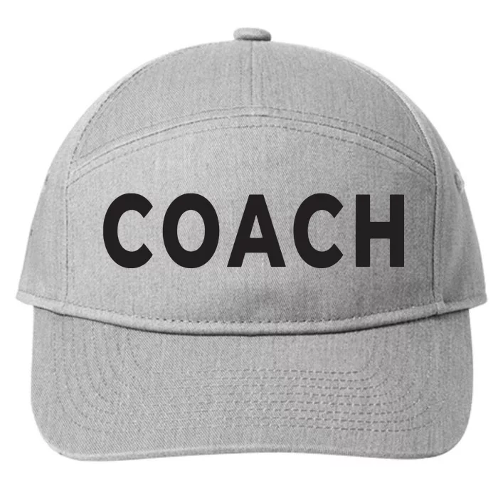 Coach 7-Panel Snapback Hat