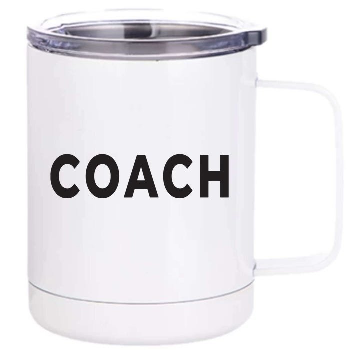 Coach Front & Back 12oz Stainless Steel Tumbler Cup