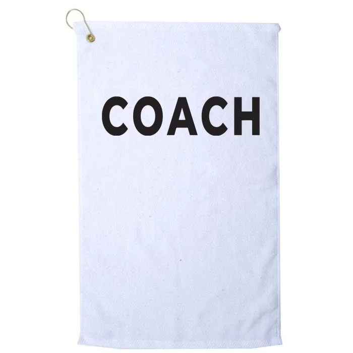 Coach Platinum Collection Golf Towel