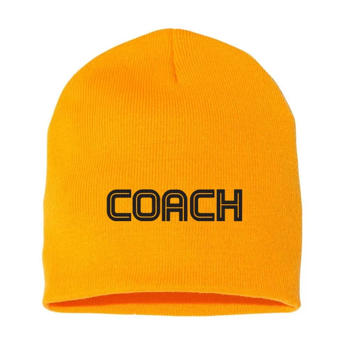 Coach Short Acrylic Beanie